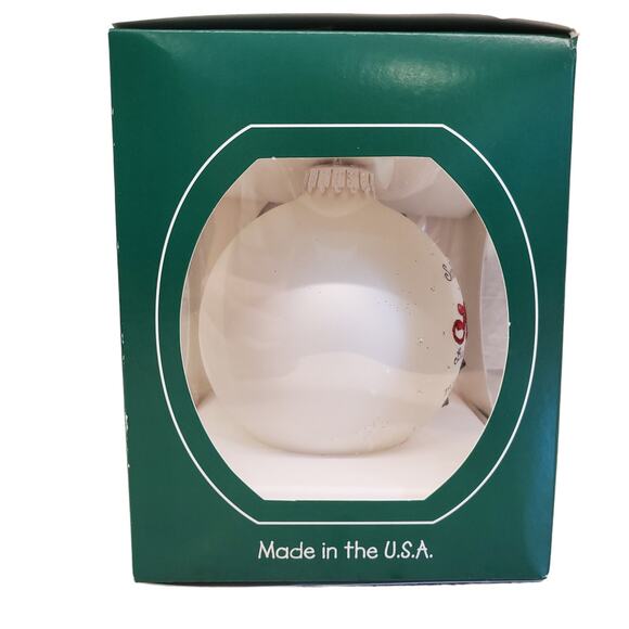 Swarovski Crystal Christmas Ornament Heart Gifts by Teresa Ornament Dad is Hero - Picture 5 of 11